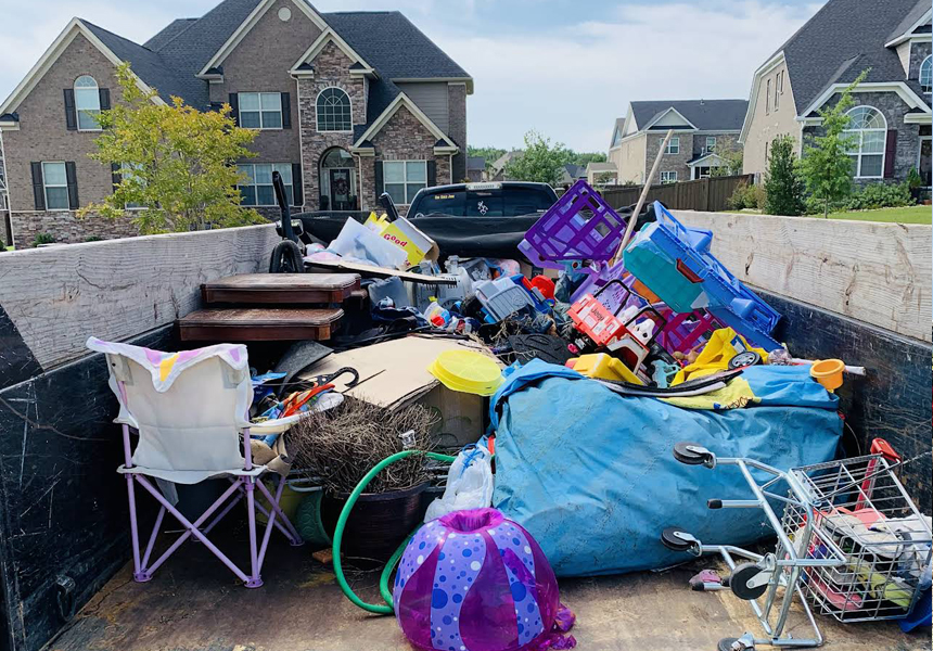 One Girl's Junk waste hauling and removal company, located in Elgin, SC