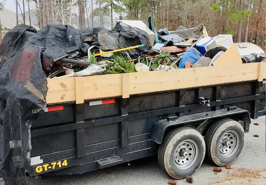 One Girl's Junk waste hauling and removal company, located in Elgin, SC